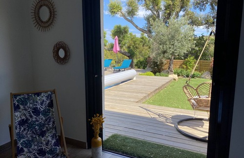 Cirendinu House | Villa Pienezza 8p 4 bedrooms very quiet Pinarellu 5min from beaches Heated swimming pool