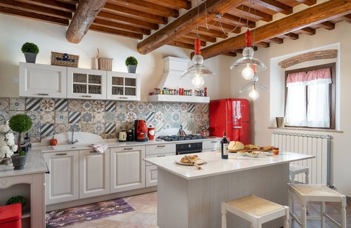 Montaione Villa | Villa Santo Pietro with panoramic private pool close to San Gimignano and GOLF