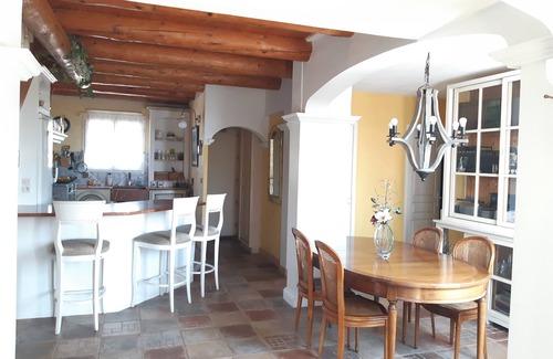 Ensues-la-Redonne House | Villa, sea view with swimming pool heated 30 °