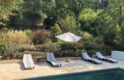 Auriol Villa | Villa set in wooded grounds with swimming pool, zome and tree house.