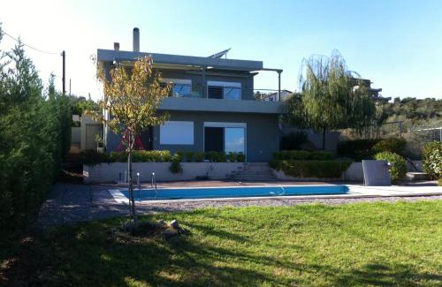 Skroponeria Villa | Villa Skorponeria, pool & sea