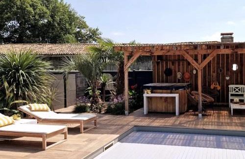 Mios Villa | Villa spacieuse avec piscine à Mios