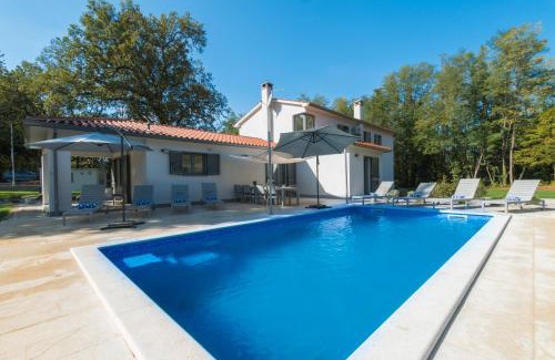 Sveta Nedelja Villa | Villa Stepančić - large garden and heated pool