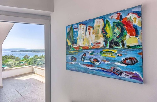 Punat Villa | Villa Sunset Punat- beachfront villa for 12 guests with a pool