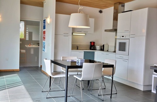 Pleumeur-Bodou Villa | Villa with a sauna, a fitness room, and an indoor heated swimming pool