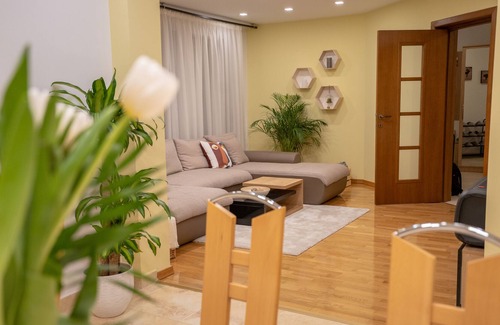 Brasov Villa | Villa with fire pit and mountain view