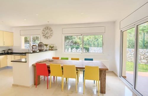 Sa Riera Villa | Villa "with Pool Ac and Sea View" with Pool, Garden & Wi-Fi