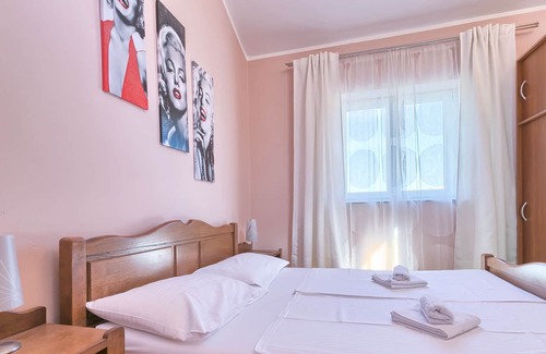 Skatari Villa | Villa Yasmin with Pool, heated indoor Pool, Sauna, Fitness, large porch