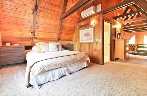 Hathaway Pines Ski Chalet | Vintage Ski Chalet in Stanislaus National Forest with Canyon Views & Spa