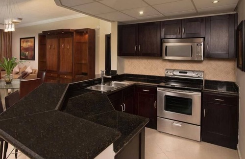 Los Brazos Hotel | VIP:1 Bedroom Suite, wifi, kitchen, and roundtrip shuttle to + from the airport.