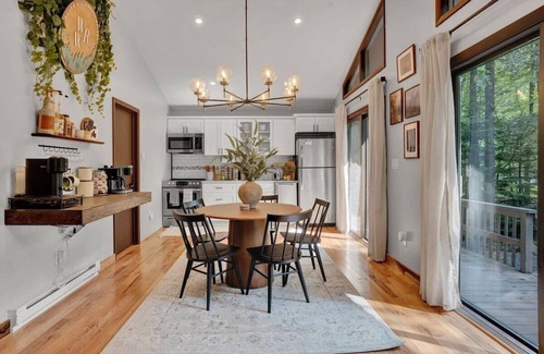 Locust Lake Village Ski Chalet | Wagner Wilderness Retreat | Pocono Chalet Hot Tub