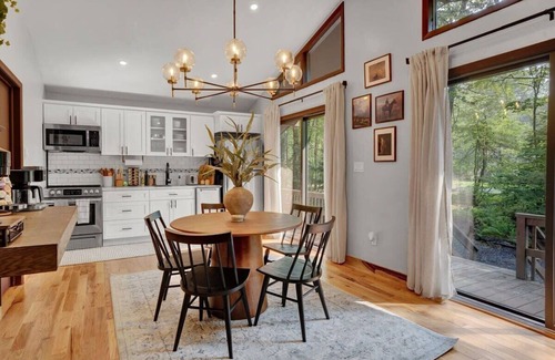 Locust Lake Village Ski Chalet | Wagner Wilderness Retreat | Pocono Chalet Hot Tub