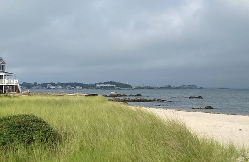Dartmouth House | Walk to a private neighborhood beach