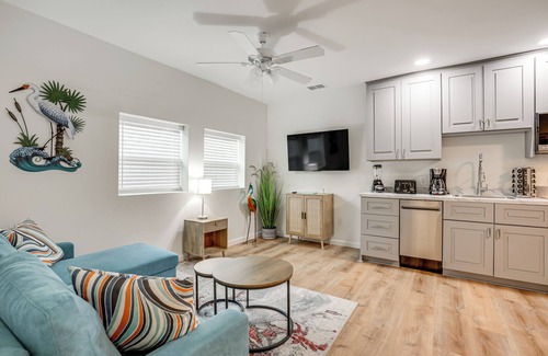 Butler Beach Apartment | Walk to Beach: Getaway w/Fire Pit in St Augustine