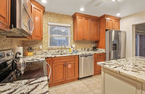 Cocoa Beach House | Walk to Beach-Heated Pool-Game Room-Beach Gear