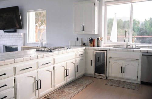 Solvang House | Walk to downtown! Relaxing oasis in Solvang with pool, spa, and fitness room.