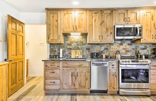Grand Lake Condo | Walk to Grand Lake: Riverfront Gem w/Fireplace!