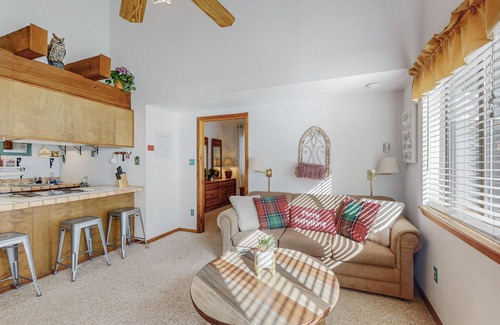 Angel Fire Condo | Walk to lift cozy condo at Chalets!