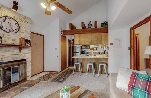 Angel Fire Condo | Walk to lift cozy condo at Chalets!