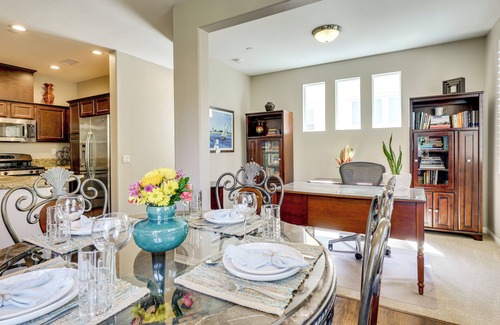 North Valley House | Walk to Public Transit: Gated Oceanside Abode!