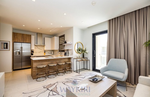 Opal Apartment | Wariruri 3-19 Luxurious Apartment, with ocean view balcony, Noord, Aruba