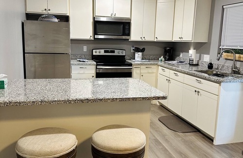 Port Isabel Cottage | Water front Cottage with beautiful deck to enjoy South Texas Sunset.