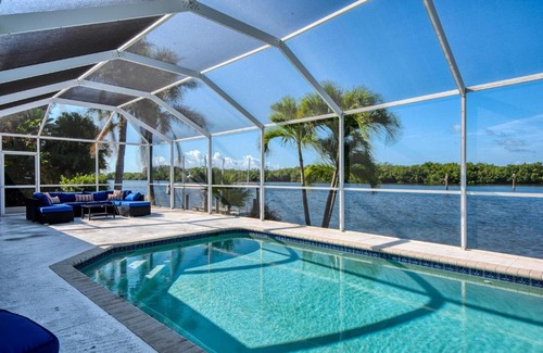 Whitney Beach House | Water Front Private Pool Spa Home with Boat Docking Available home