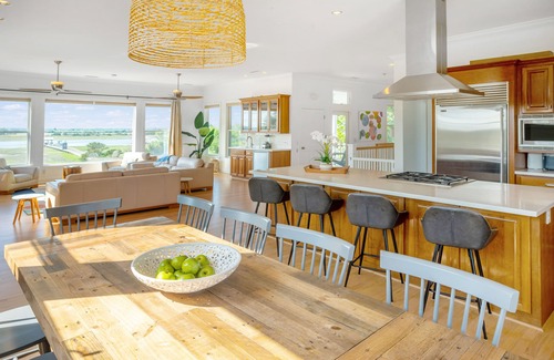 Isle of Palms House | Water's Edge - Amazing Sunset Views and Short Walk to the Beach.