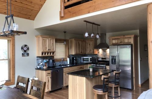 New Lisbon House | Water view on 3 acres, near Dells, firepit, private trails