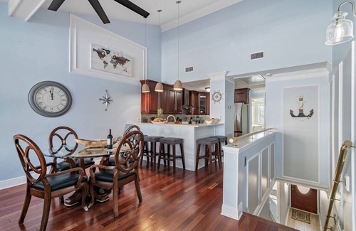 Holiday Isle Condo | Water Views! Pets Welcome, 42' Private Boat Slip on Canal, 2 Kings, Walk 2 Private Beach, Townhome