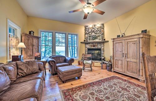 Cheboygan House | Waterfront Cheboygan Home with Fire Pit