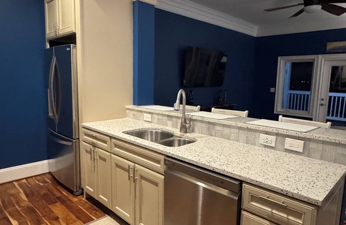 Southport Condo | Waterfront condo. Walk to restaurants, and a short drive to beach, and Southport