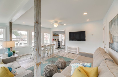 Ocean Pines Cottage | Waterfront Cottage w/Private Dock in Ocean Pines!