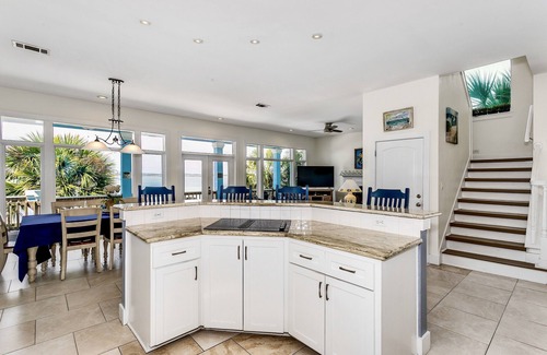 Navarre Beach House | Waterfront Custom House with Private Beach! 5 Bedrooms, Balconies, Gulf Beaches