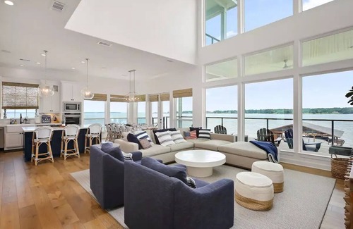 Livingston House | Waterfront Estate with fenced yard! 5BR/5Full, 2 half baths
