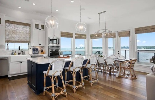 Livingston House | Waterfront Estate with fenced yard! 5BR/5Full, 2 half baths