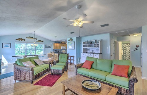 Carrabelle House | Waterfront Gulf Coast Getaway w/Boat Dock!
