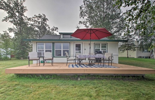 East Gull Lake House | Waterfront Gull Lake Getaway w/ Dock & Yard!
