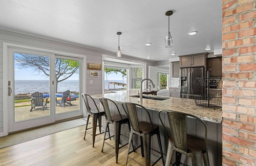 Egg Harbor House | Waterfront Haven in Egg Harbor w/Kayaks, Games, Bikes & Outdoor Fireplace