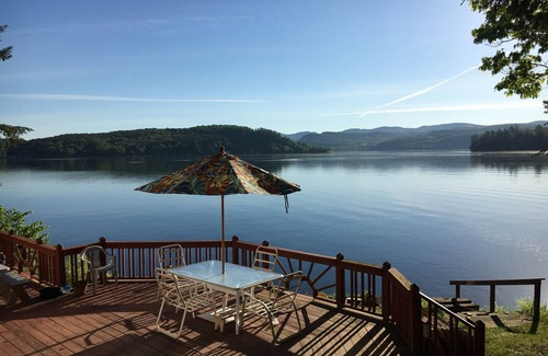Neshobe Beach House | Waterfront Home, Amazing Mountain Views, Lake Bomoseen