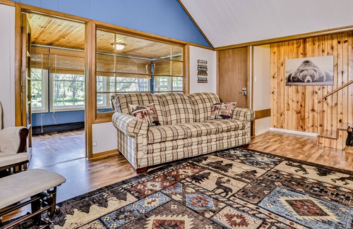 Lake Tomahawk House | Waterfront home on Wisconsin River with dock, kayaks, canoe, firepit - 2 dogs OK
