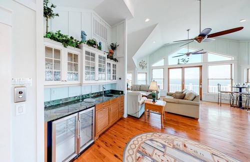 Avon House | Waterfront home with amazing sound view, private pool, hot tub, & game room