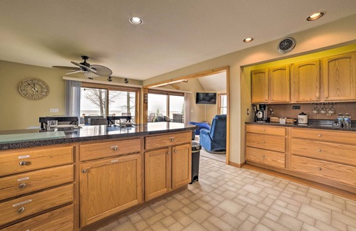 Tawas City House | Waterfront Lake Huron Home - Private Beach!
