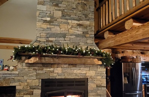 Hebron House | Waterfront Newfound Lake Spacious 4 Season Log Home near water's edge 5 Bedroom