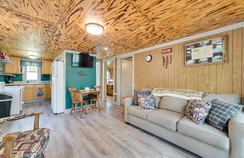 Carp Lake Cottage | Waterfront Paradise Lake Cottage w/Private Dock!
