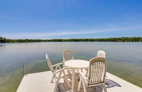 Pequot Lakes House | Waterfront Pequot Lakes Cabin Fire Pit and Views!