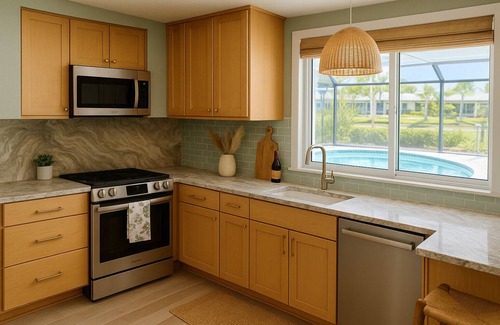 Port Charlotte House | Waterfront Serenity: Private Pool & Dock: 3br/2ba