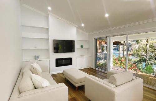 Church Point House | Waterside Retreat with Hillside House and Boathouse in Church Point