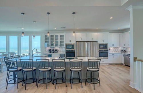 North Topsail Beach House | Welcome to Paradise NEW Incredible 9 BR Ocean Front S 37 Pool+HOT TUB+Tikki BAR!