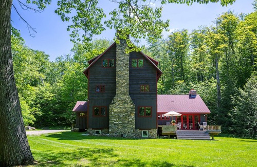 Stratton and Bromley Ski Areas Ski Chalet | Where crisp air meets cozy nights—your Vermont fall escape awaits.